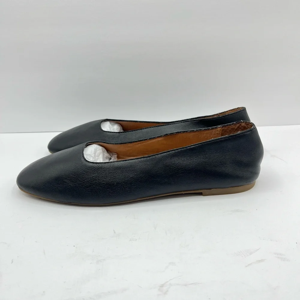 Madewell Women’s Size 10 “The Cory” Black Ballet Flats Casual Work